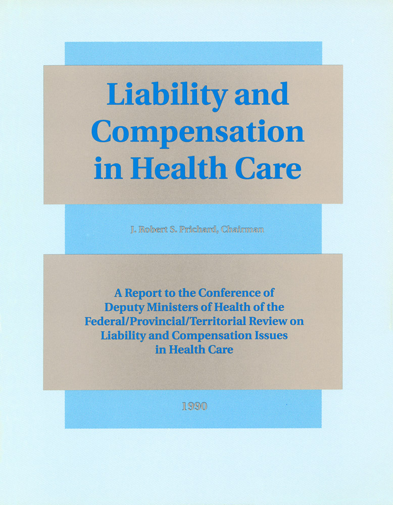 Liability and Compensation in Health Care 1990 - see App B for Simm chapter